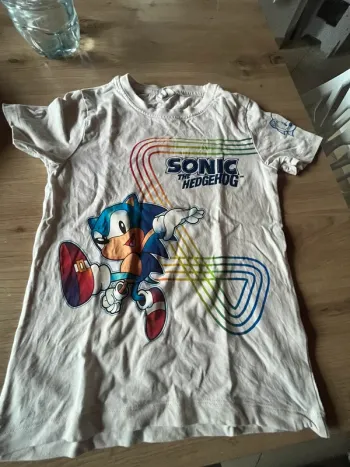T-shirt Sonic manche courte taille 5ans