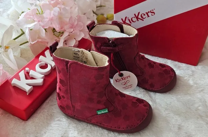 Bottes Bottines Cuir Zip Semelle Flexible Kickers T25