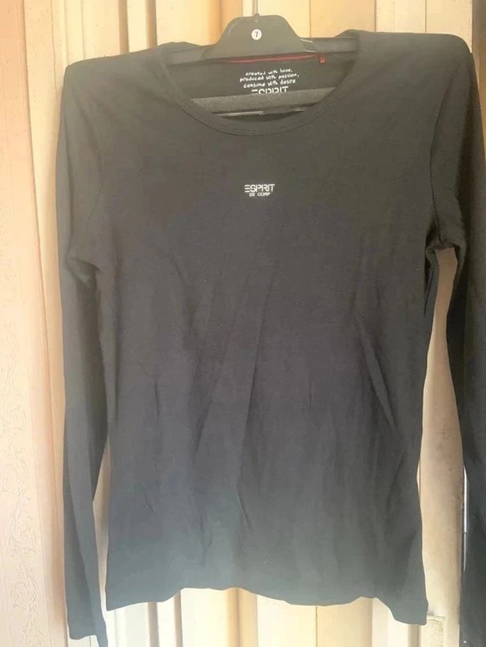 Teeshirt Esprit noir taille M