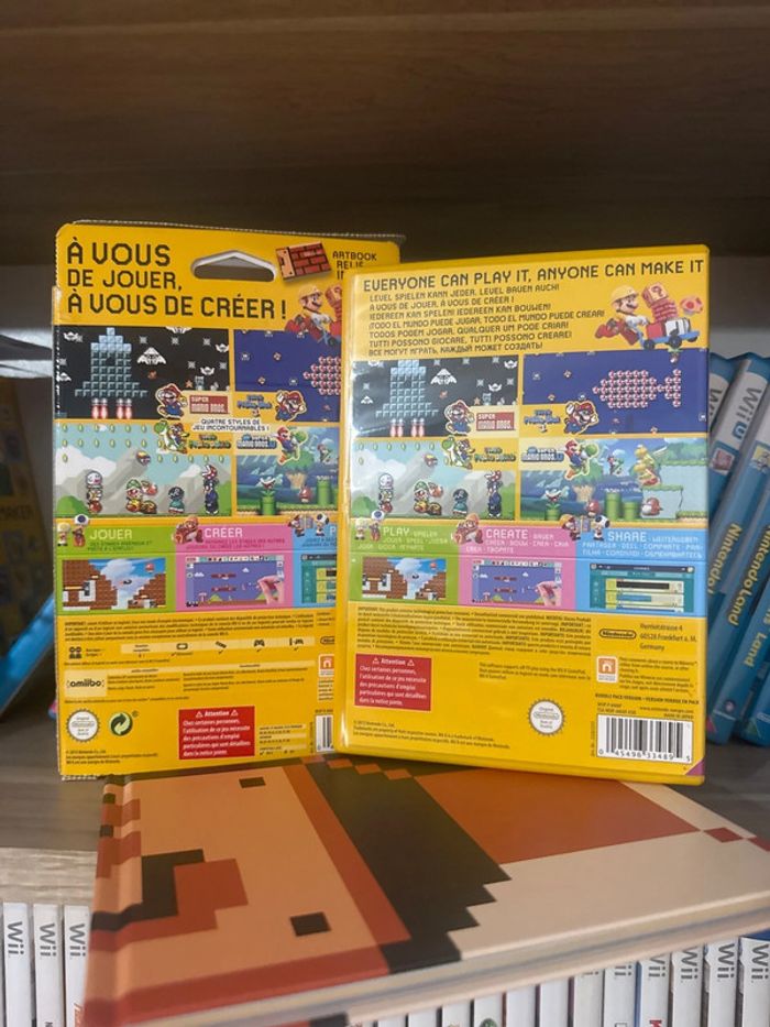 Pack super Mario maker Wii u jeu + livret coffret - photo numéro 4