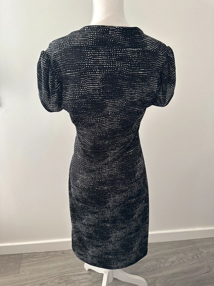 Robe à pois noire et blanche Gémo T38 M - photo numéro 5
