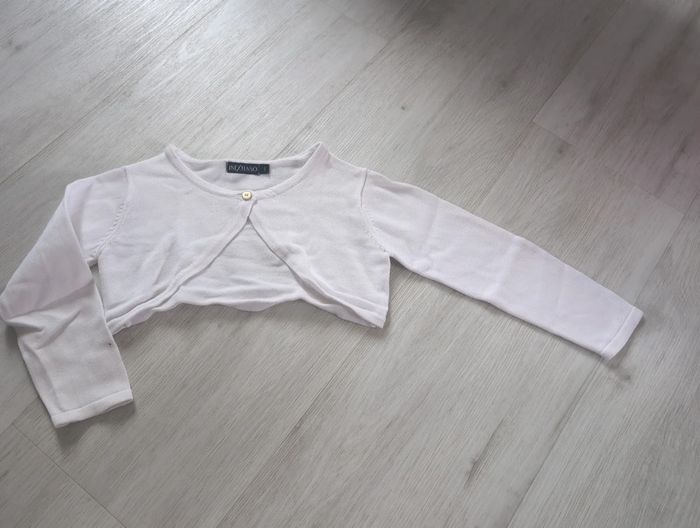 Gilet court blanc