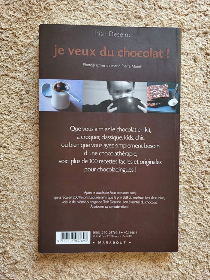 Livre de recettes J'veux du chocolat ! de Trish Deseine - photo numéro 2