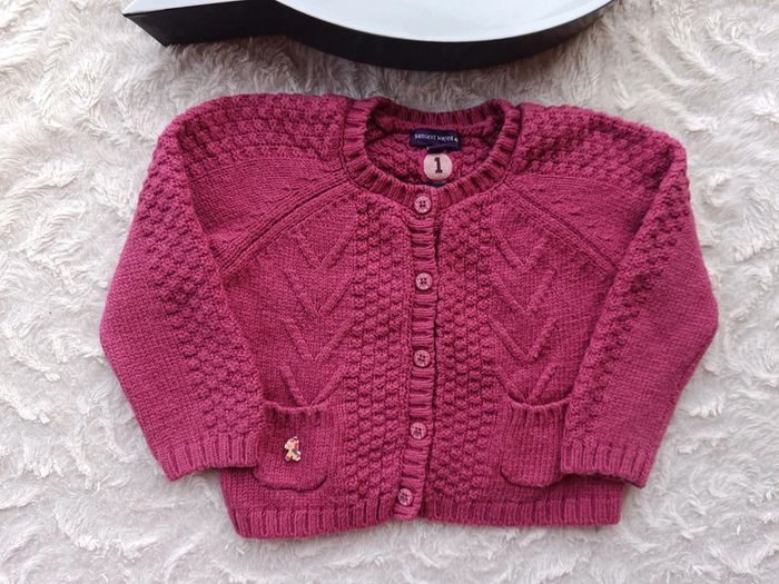 Gilet maille Fille 9 mois Sergent major - photo numéro 2