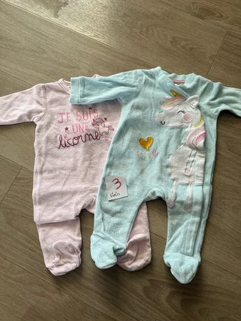 Pyjamas licorne