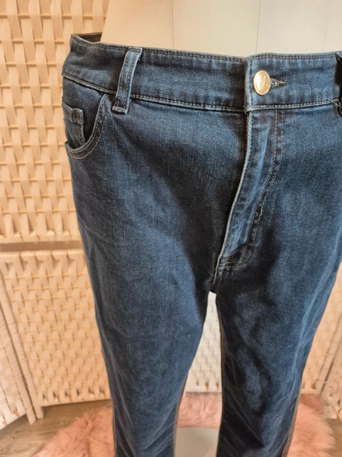 💕Jolie jean slim taille haute cropped femme T44 Mosquitos💕 - photo numéro 3