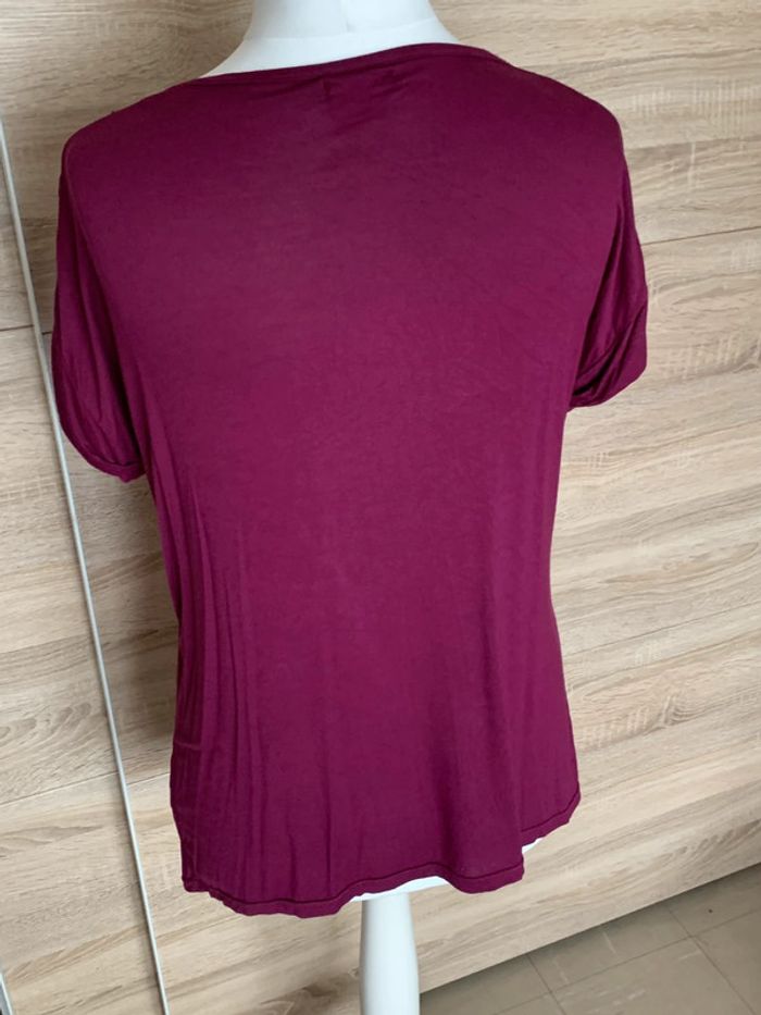 Teeshirt premaman L violet - photo numéro 4