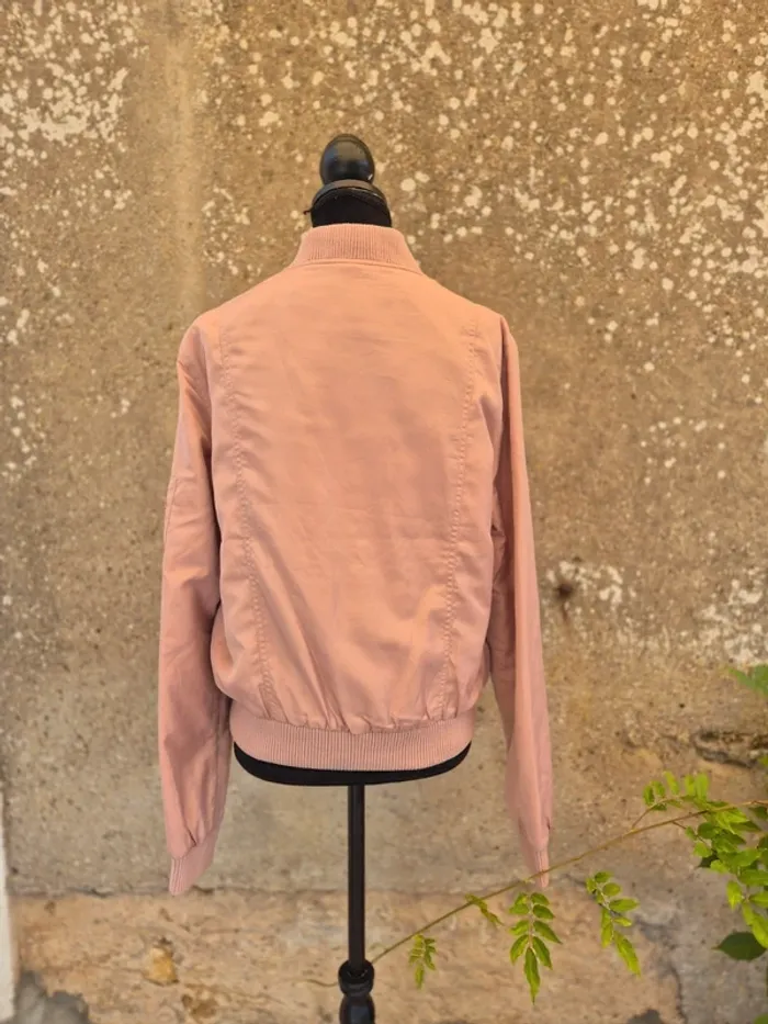Veste Bomber Pimkie  rose pale T.38 - photo numéro 2