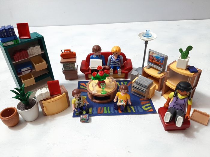 salon familial playmobil