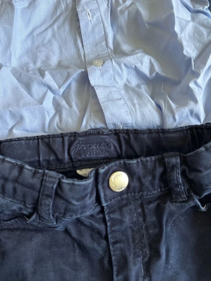 Pantalon et chemise Jacadi 12 mois - photo numéro 2