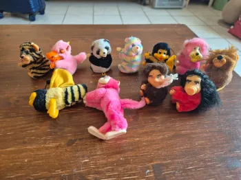 Lot 11 pinces doigt vintage