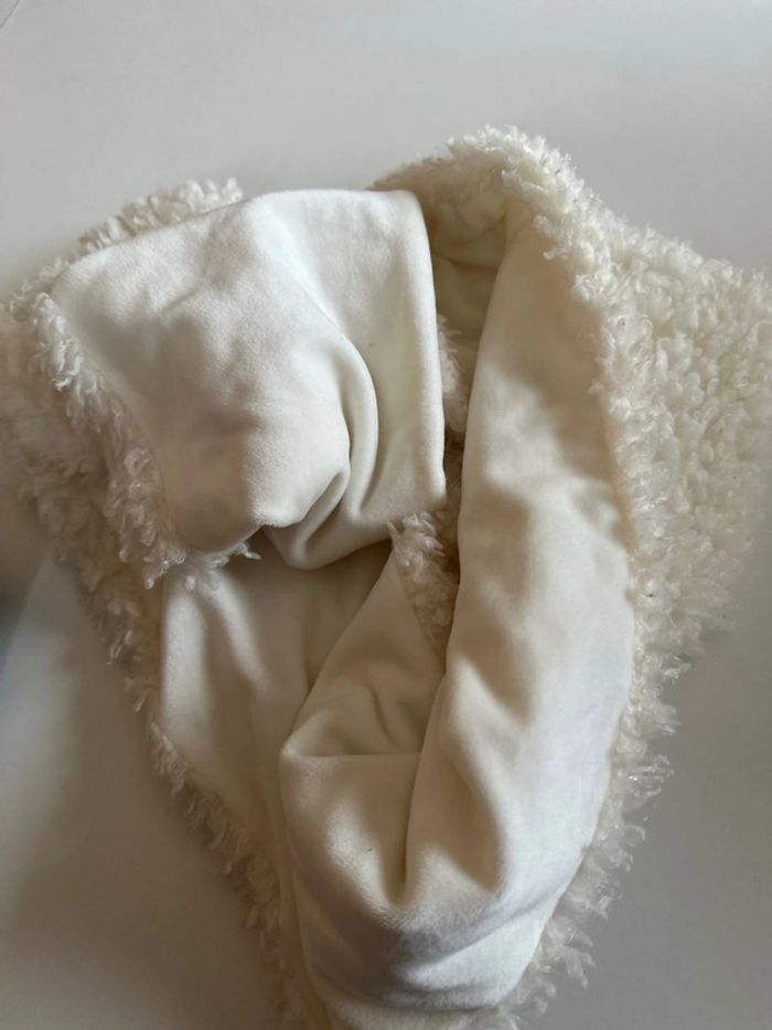 Tour de cou (écharpe) blanc doux - photo numéro 2