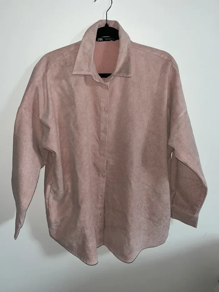Chemise Zara rose - photo numéro 3