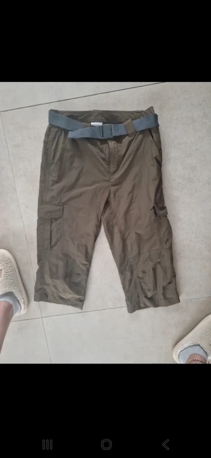 Short /pantacourt  cargo kaki Colombia vintage xxl