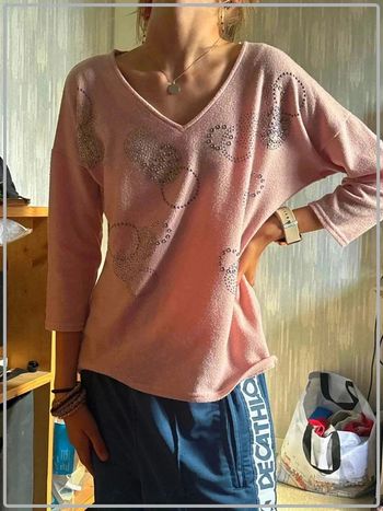 Pull fin taille 36 manche 3/4
