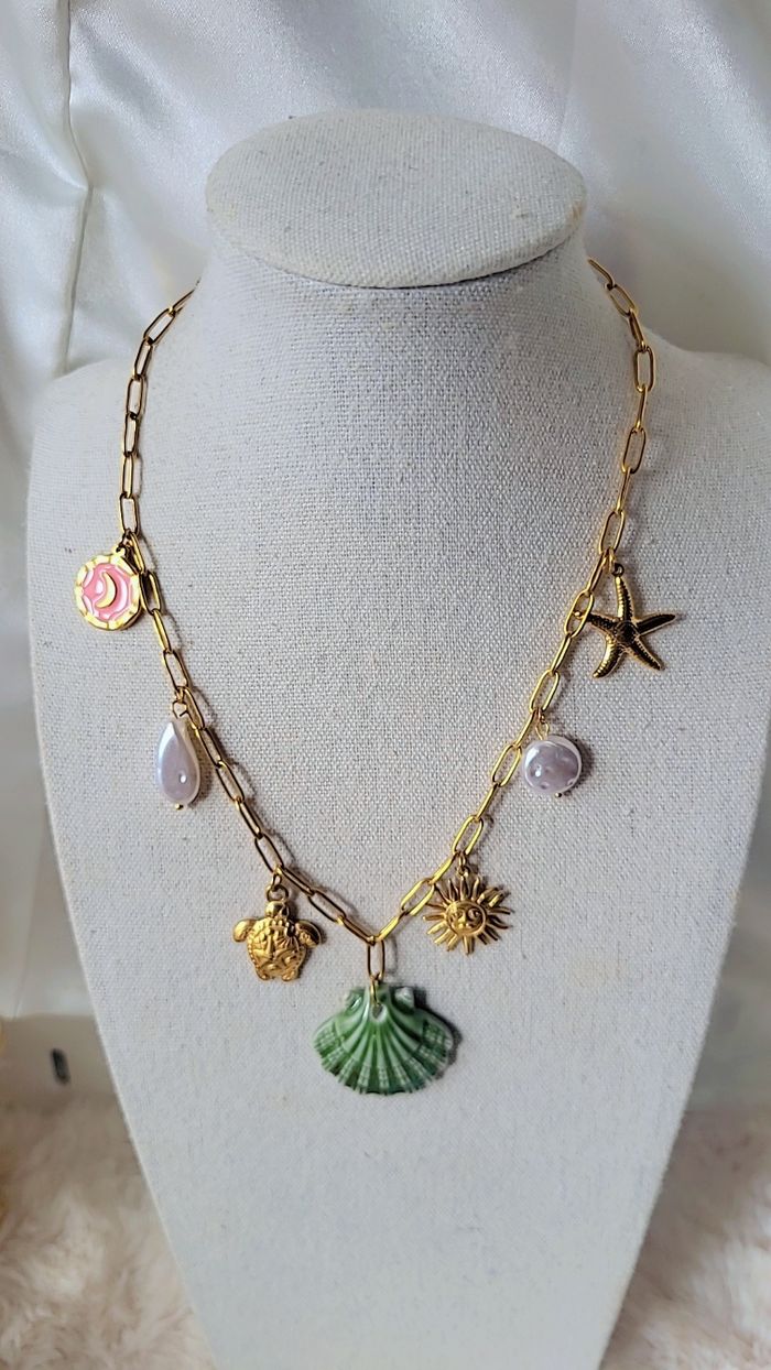 Collier breloque acier inoxydable - photo numéro 6