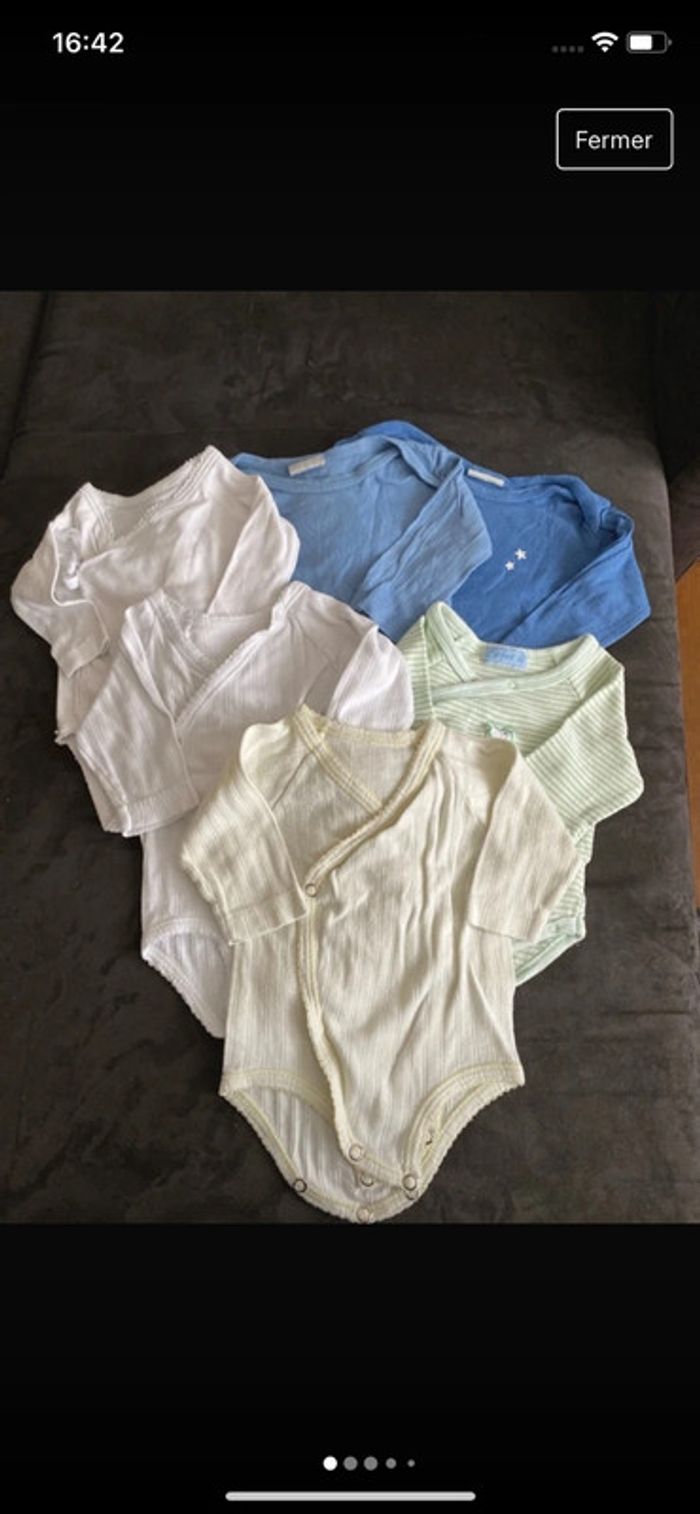Lot bodies garçon 3 mois - photo numéro 2