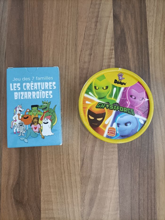Lot jeux de cartes: 7 familles + Dooble Marvel - photo numéro 2