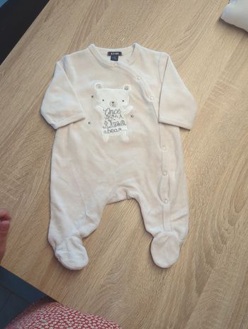 Pyjama velours Kiabi