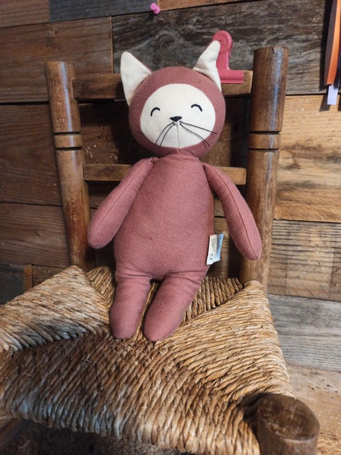 Peluche chat coton fabelab tbe - photo numéro 2