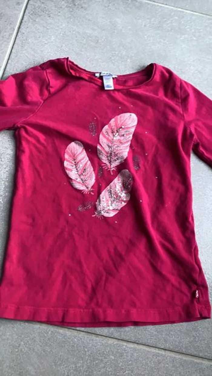 Pull Manches longues Okaïdi Fille 8 ans - 128 cms - photo numéro 2