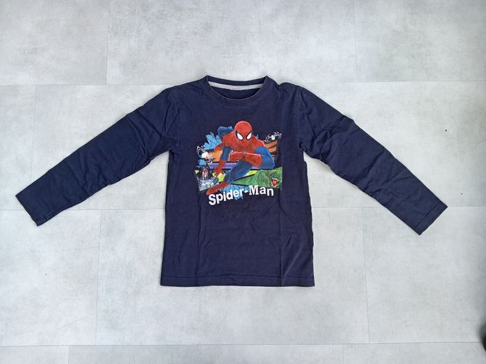 T shirt manches longues Spiderman 8 ans
