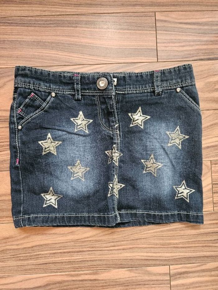 Jupe courte en jean