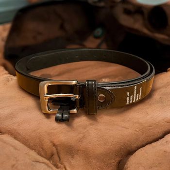 Ceinture en cuir véritable, authentique et durable – Accessoire élégant et intemporel taille 115 cm