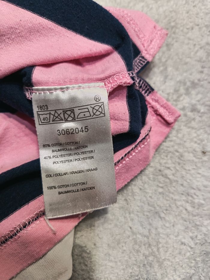 polo rose mchs longs 4 ans réf 227 B7 - photo numéro 2