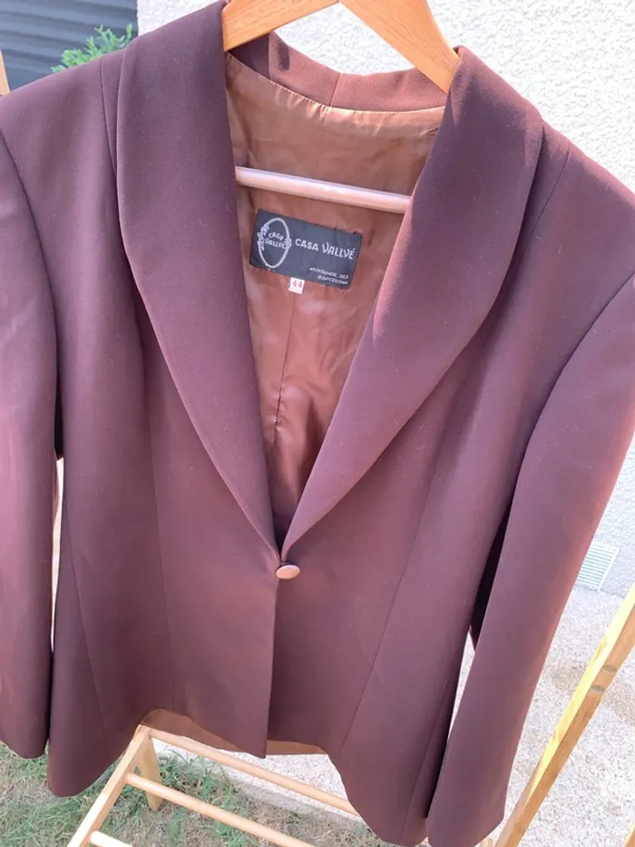 Veste blazer Marron - photo numéro 3