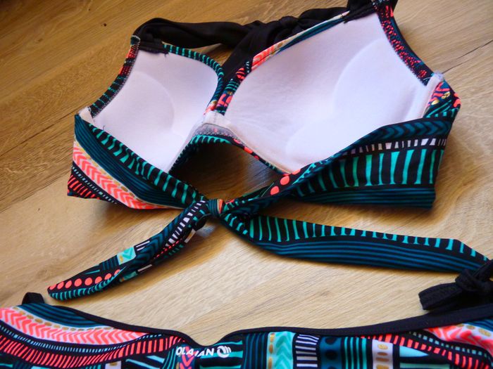 Maillot de bain femme decathlon 2 pièces ensemble TBE M 38 - photo numéro 4