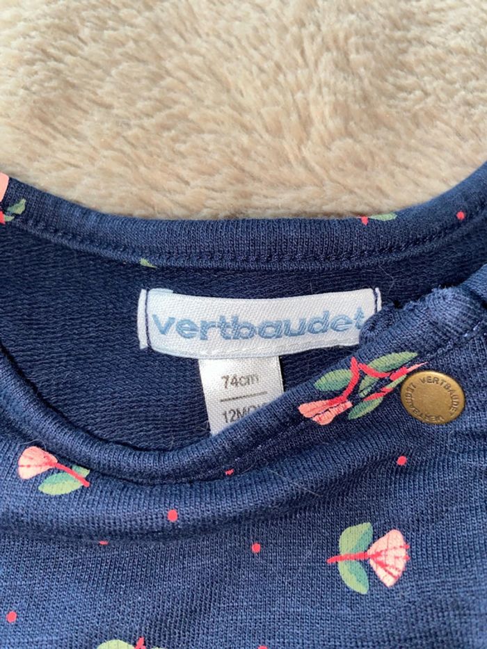 🌸lot 3 articles robes + gilet sans manche 12 mois - photo numéro 6
