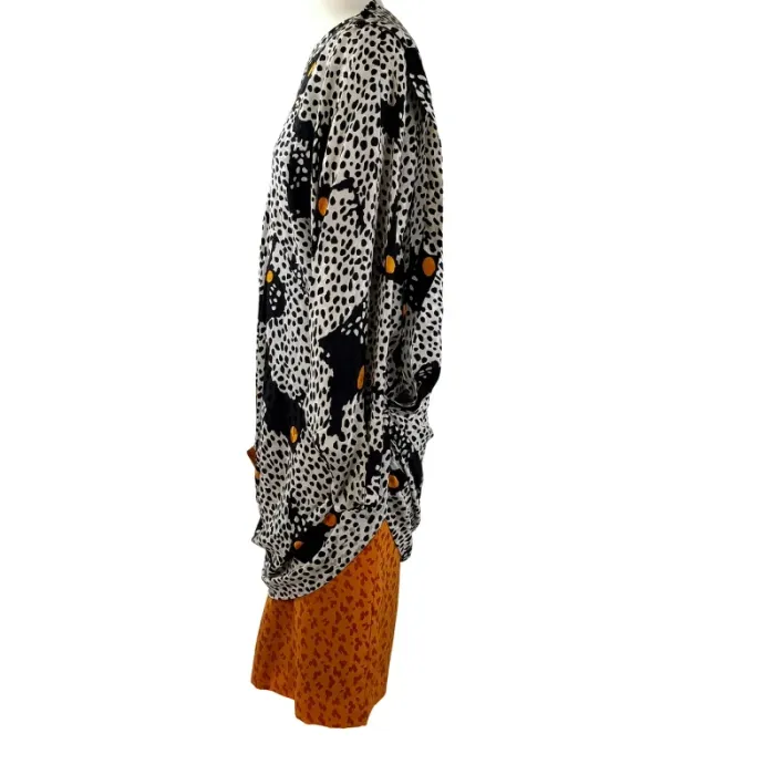 Robe haute couture vintage année 80 - Réty - T 40 estimé A1090 - photo numéro 5