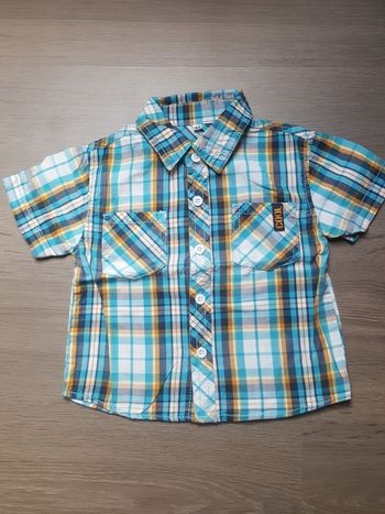 Chemise manches courtes taille 80