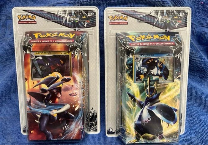 2 Deck Pokémon S&L Ultra Prisme Carchakrok + Pingoleon neuf scellé