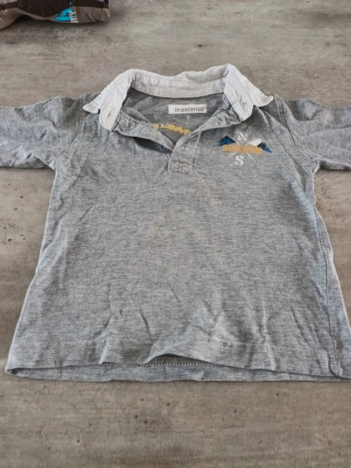 Lot 5 tshirt ml 3 ans - photo numéro 10