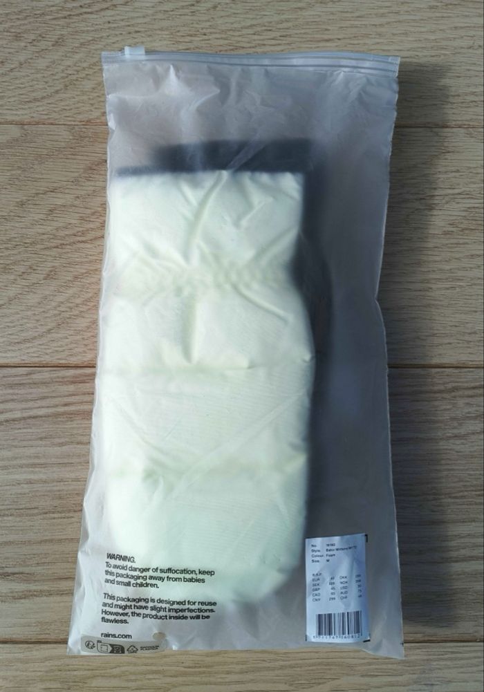 Moufles Rains écru unisexe taille M neuf - photo numéro 3