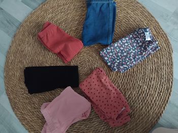 6 leggings fille, taille 23/24 mois