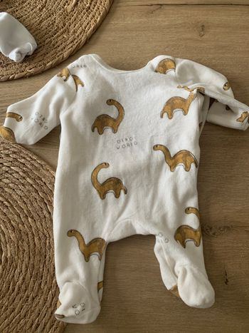 Pyjama velours 1 mois