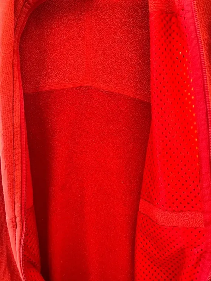 Polaire rouge sans manches homme Patagonia taille M chaleco polar gilet pile ärmellose Fleece Herren - photo numéro 5