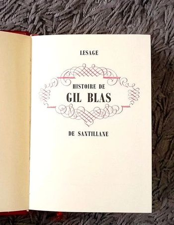 Histoire de Gil Blas De santillane - Lesage