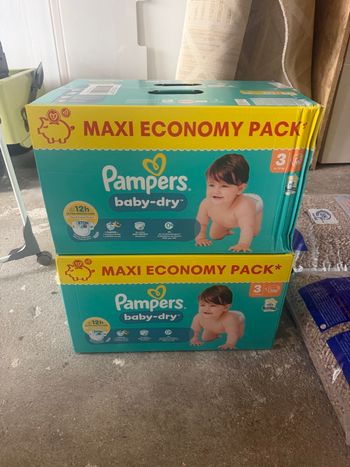 Pampers taille 3 2 cartons