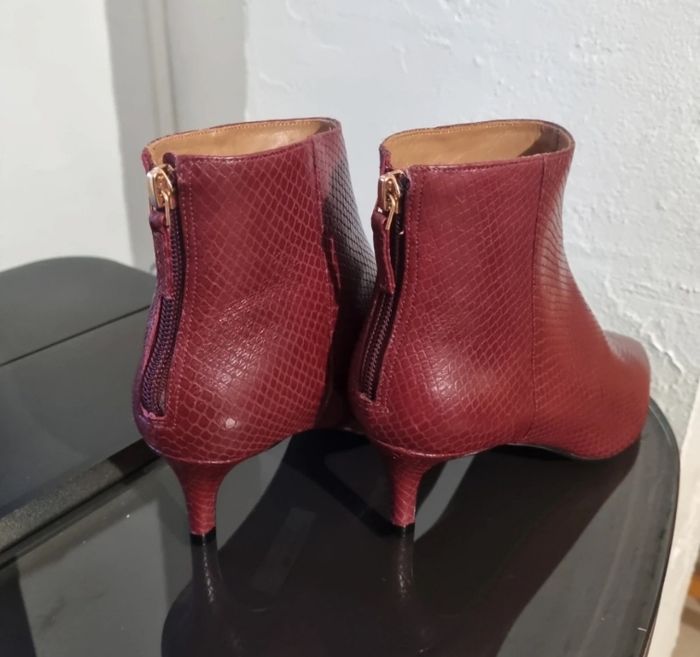 Bottines Minelli cuir 36 - photo numéro 3