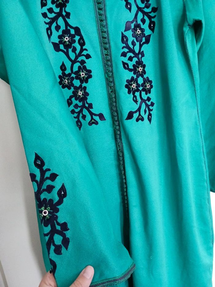 Robe turquoise taille M - photo numéro 3