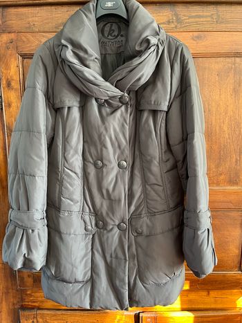 Doudoune manteau grise