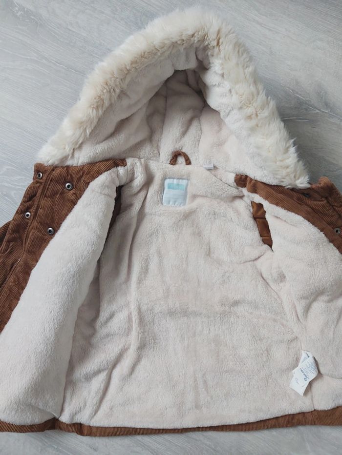 Manteau fille capuche 23 mois - photo numéro 3