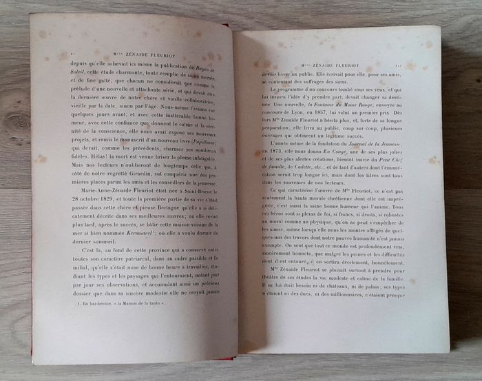 Mlle Zénaide Fleuriot - Papillonne souvenirs de jeunesse d'un vieux campagnard Nouvelles - photo numéro 8
