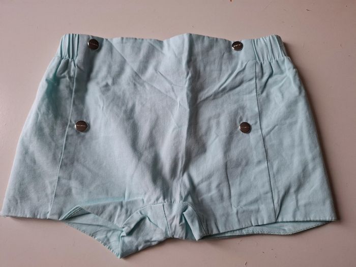 Short turquoise Jacadi pour fille taille 3 mois