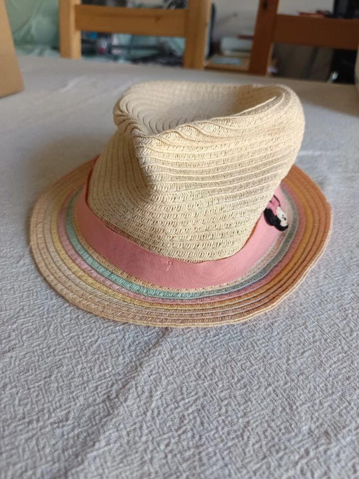 Chapeau Minnie en paille