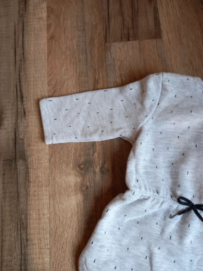 Robe tunique, gris clair, KIABI, 6 mois (69cm) - photo numéro 5